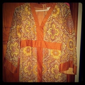 Vintage style paisley dress